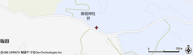 大分県竹田市下坂田1579周辺の地図