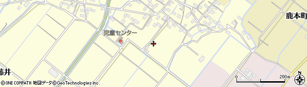 熊本県山鹿市藤井274周辺の地図