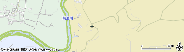 熊本県菊池市原21周辺の地図