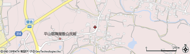 熊本県荒尾市平山1653周辺の地図