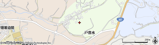 熊本県菊池市戸豊水489周辺の地図