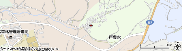 熊本県菊池市戸豊水484周辺の地図