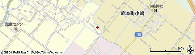 熊本県山鹿市藤井134周辺の地図