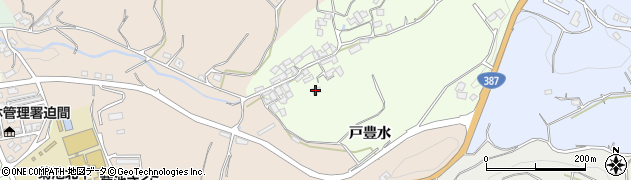 熊本県菊池市戸豊水493周辺の地図