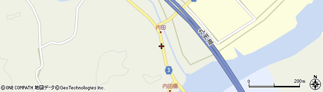 熊本県玉名郡和水町内田2093周辺の地図