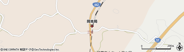 岡本郵便局 ＡＴＭ周辺の地図