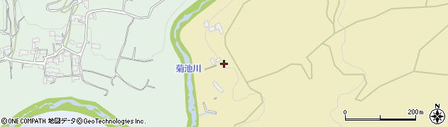 熊本県菊池市原61周辺の地図