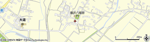 熊本県山鹿市藤井1853周辺の地図