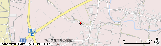 熊本県荒尾市平山1670周辺の地図