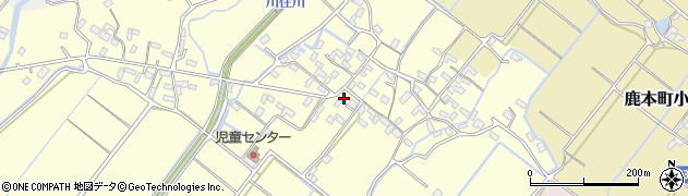 熊本県山鹿市藤井224周辺の地図