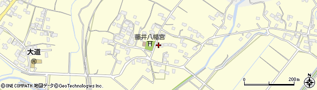 熊本県山鹿市藤井1846周辺の地図