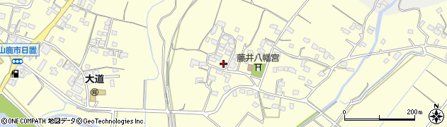 熊本県山鹿市藤井1901周辺の地図