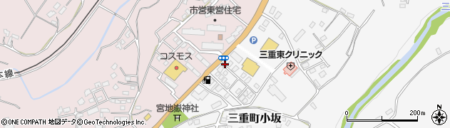 ドコモショップ三重店周辺の地図