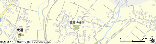 熊本県山鹿市藤井1862周辺の地図