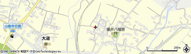 熊本県山鹿市藤井1907周辺の地図