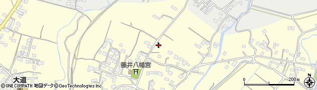 熊本県山鹿市藤井1814周辺の地図