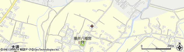 熊本県山鹿市藤井1876周辺の地図