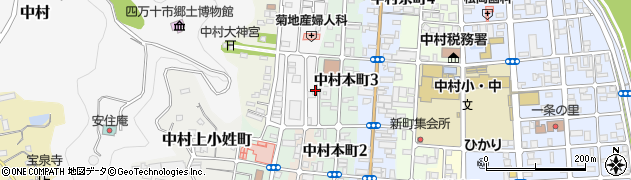 高知県四万十市中村桜町2-13周辺の地図