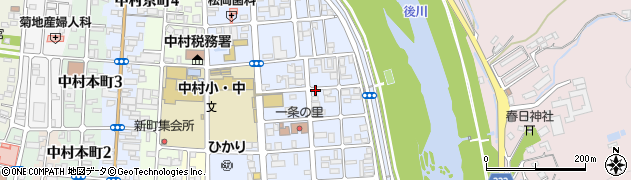 高知県四万十市中村東町周辺の地図