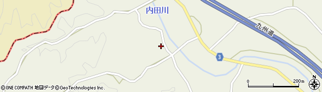 熊本県玉名郡和水町内田1405周辺の地図