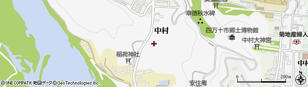 高知県四万十市中村周辺の地図