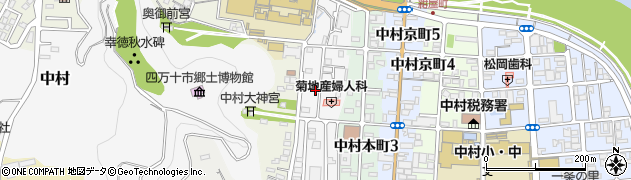 高知県四万十市中村桜町25-2周辺の地図