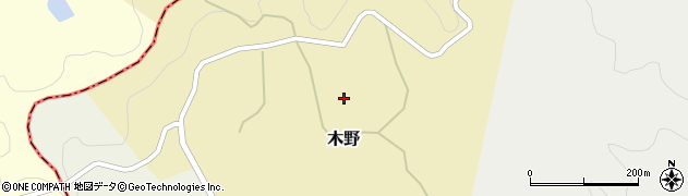 熊本県菊池市木野1744周辺の地図