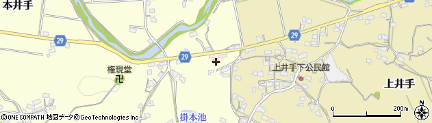 熊本県荒尾市本井手493周辺の地図