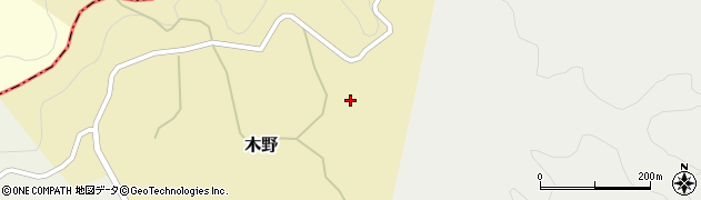 熊本県菊池市木野1822周辺の地図