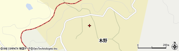 熊本県菊池市木野1762周辺の地図