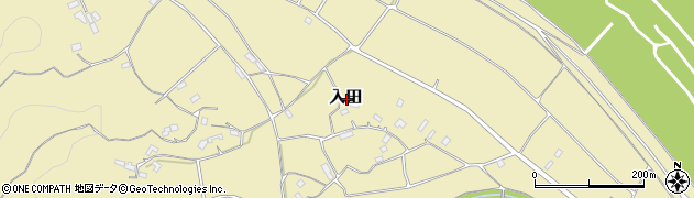 高知県四万十市入田周辺の地図
