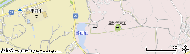 熊本県荒尾市平山1345周辺の地図