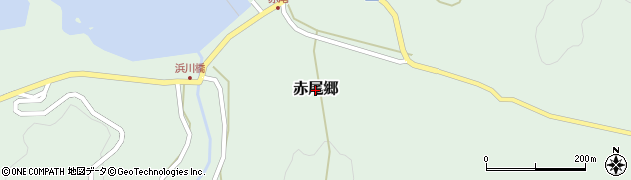 長崎県新上五島町（南松浦郡）赤尾郷周辺の地図
