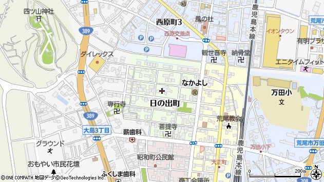 〒864-0055 熊本県荒尾市日の出町の地図