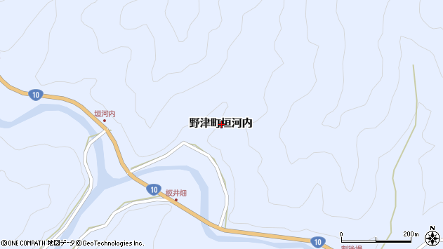 〒875-0352 大分県臼杵市野津町垣河内の地図