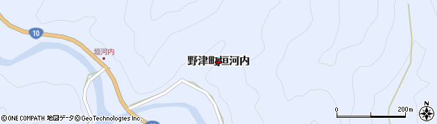 大分県臼杵市野津町大字垣河内周辺の地図