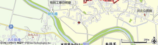 熊本県荒尾市本井手270周辺の地図