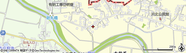 熊本県荒尾市本井手295周辺の地図