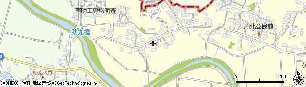熊本県荒尾市本井手296周辺の地図