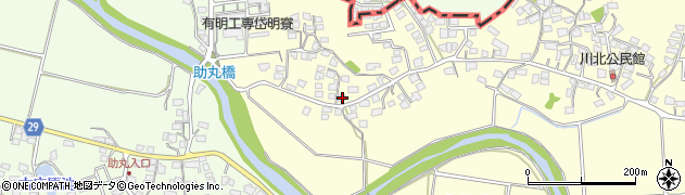 熊本県荒尾市本井手218周辺の地図