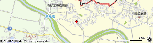 熊本県荒尾市本井手219周辺の地図