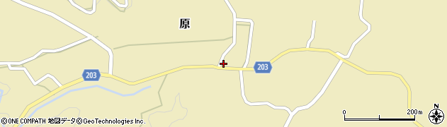 熊本県菊池市原1576周辺の地図