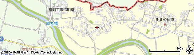 熊本県荒尾市本井手215周辺の地図