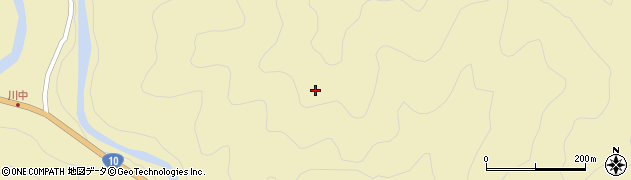 大分県佐伯市弥生大字尺間周辺の地図