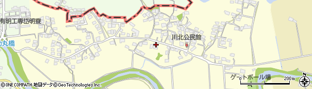 熊本県荒尾市本井手351周辺の地図