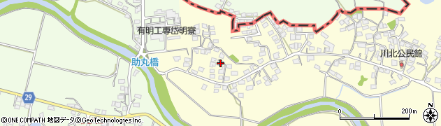 熊本県荒尾市本井手220周辺の地図