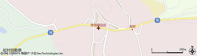 東郷農協前周辺の地図
