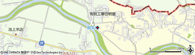 熊本県荒尾市本井手246周辺の地図