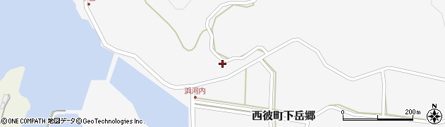 長崎県西海市西彼町下岳郷1158周辺の地図