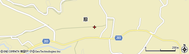 熊本県菊池市原1445周辺の地図